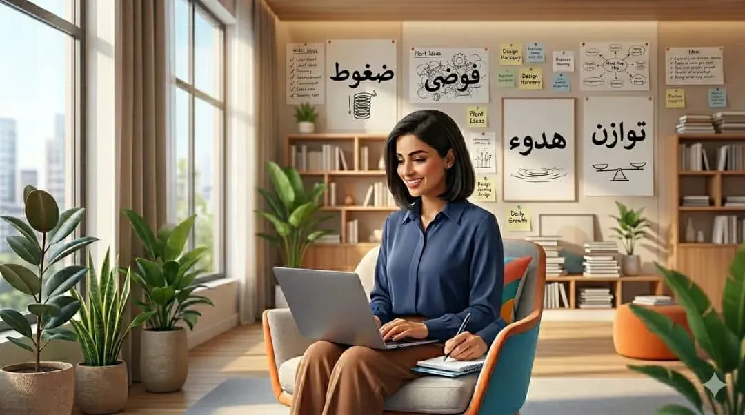 صورة توضيحية لبرنامج إدارة الضغوط